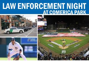 Law Enforcement Night Detroit Tigers 2016 Cropped