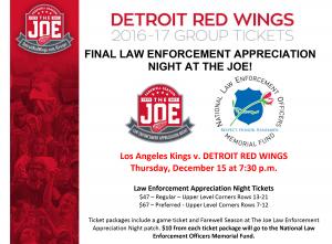 2016 Detroit Red Wings Law Enforcement Night web