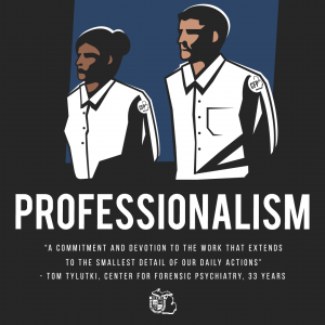 Here’s a special version of the Move Forward Professionalism poster that celebrates FSAs at the Forensic Center.